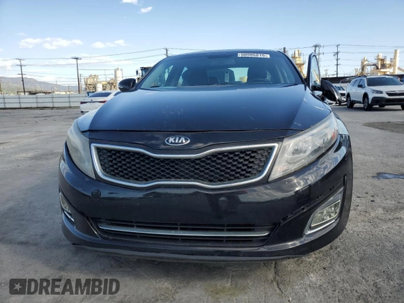 2015 Kia Optima Hybrid EX with VIN KNAGN4ADXF5083079, listed as a Copart auction lot 50986815 with 100,420 mi miles and Salvage Title. Bid and sale history available at carsss.com. Image 5.