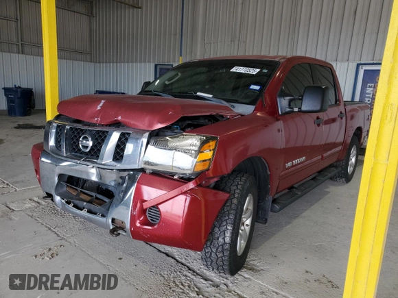 2009 Nissan Titan SE with VIN 1N6BA07D99N313592, listed as a Copart auction lot 41770525 with 140,252 mi miles and Salvage Title. Bid and sale history available at carsss.com. Image 1.