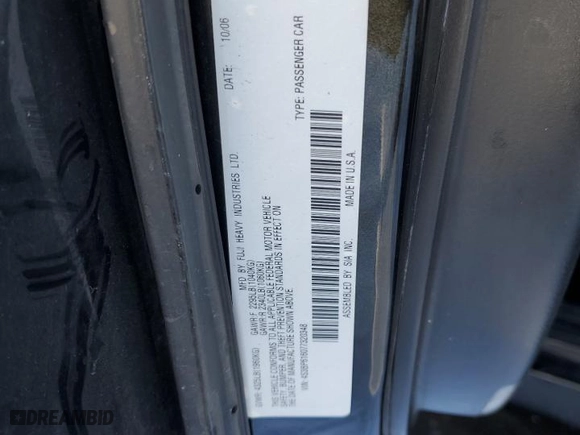 2007 Subaru Legacy Wagon Special Edition with VIN 4S3BP616077320348, listed as a Copart auction lot 42538495 with 0 mi miles and Salvage Title. Bid and sale history available at carsss.com. Image 12.