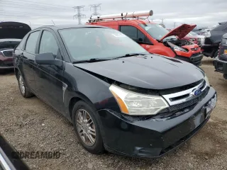2008 Ford Focus SE with VIN 1FAHP35N98W244782, listed as a Copart auction lot 50987485 with 163,350 mi miles and Salvage Title. Bid and sale history available at carsss.com. Image 4.