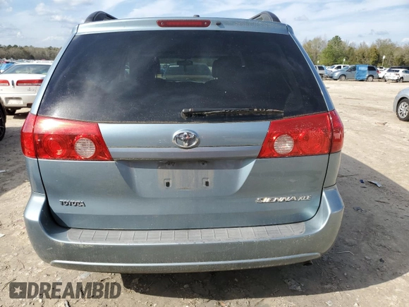 2008 Toyota Sienna XLE with VIN 5TDZK22C68S182817, listed as a Copart auction lot 49111765 with 147,620 mi miles and Salvage Title. Bid and sale history available at carsss.com. Image 6.