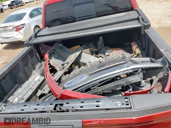2019 Ford F-150 XL with VIN 1FTEW1EPXKFB27337, listed as a Copart auction lot 57979195 with 103,435 mi miles and Salvage title. Bid and sale history available at DreamBid. Image 12.