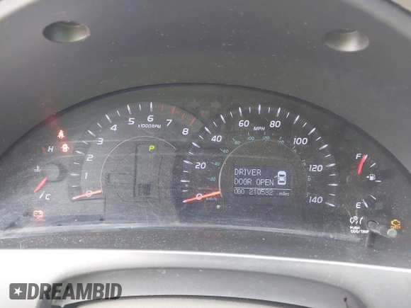 2010 Toyota Camry with VIN 4T4BF3EK3AR013968, listed as a IAAI auction lot 42197116 with 210,532 mi miles and . Bid and sale history available at DreamBid. Image 7.