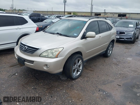 2006 Lexus RX 400h with VIN JTJHW31U060004642, listed as a IAAI auction lot 42207589 with 158,506 mi miles and . Bid and sale history available at DreamBid. Image 2.