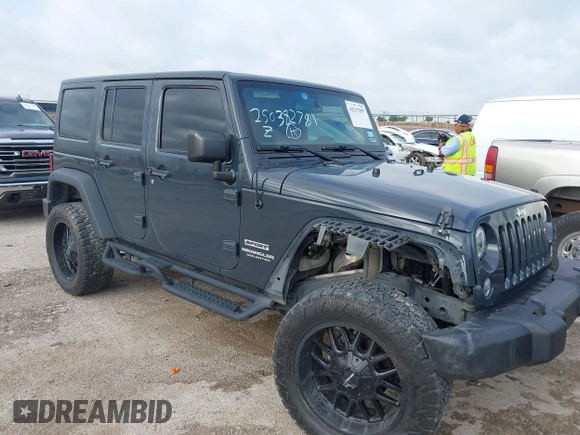 2017 Jeep Wrangler Unlimited Sport с VIN 1C4BJWDG8HL682622, выставлен на аукционе IAAI как лот 42117057 с пробегом 73 507 миль миль и . История ставок и продаж доступна на DreamBid. Изображение 1.