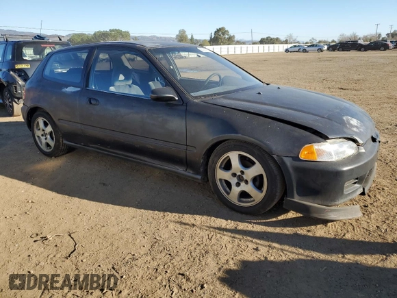1992 Honda Civic z VIN 2HGEH2346NH547321, wystawiony jako Copart lot #88080205 z przebiegiem 203 148 mil mil oraz Szkoda całkowita • Salvage title. Historia ofert i sprzedaży dostępna na DreamBid. Obrazek 4.