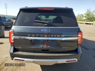 2023 Ford Expedition Limited with VIN 1FMJU2A82PEA31624, listed as a Copart auction lot 53244415 with 33,063 mi miles and Salvage title. Bid and sale history available at DreamBid. Image 6.