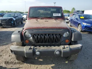 2009 Jeep Wrangler X with VIN 1J4FA24119L756089, listed as a Copart auction lot 56953205 with 158,157 mi miles and Salvage title. Bid and sale history available at DreamBid. Image 5.