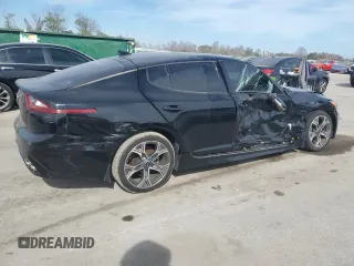 2020 Kia Stinger GT-Line with VIN KNAE15LA6L6083307, listed as a Copart auction lot 42766605 with 52,767 mi miles and Salvage Title. Bid and sale history available at DreamBid. Image 3.
