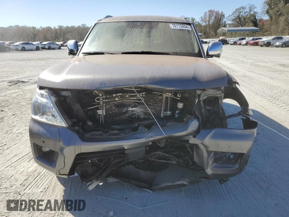 2020 Nissan Armada SV with VIN JN8AY2ND1LX017815, listed as a Copart auction lot 76113454 with 112,407 mi miles and Salvage Title. Bid and sale history available at carsss.com. Image 5.