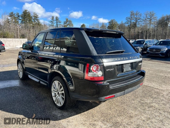2012 Land Rover Range Rover Sport HSE Lux with VIN SALSK2D46CA755737, listed as a Copart auction lot 58615355 with 238,213 mi miles and Clean title. Bid and sale history available at DreamBid. Image 3.