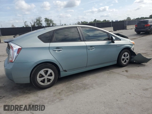 2015 Toyota Prius Four with VIN JTDKN3DU4F1887873, listed as a Copart auction lot 54273525 with 90,833 mi miles and Non Repairable. Bid and sale history available at carsss.com. Image 3.