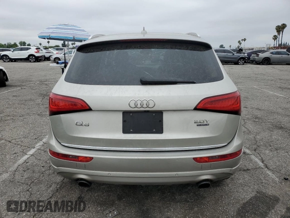 2015 Audi Q5 Premium Plus with VIN WA1LFAFP3FA125125, listed as a Copart auction lot 56870885 with 123,840 mi miles and Salvage title. Bid and sale history available at DreamBid. Image 6.