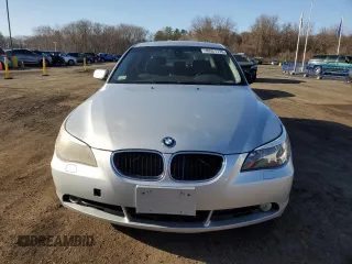 2006 BMW 5 Series 530i with VIN WBANE73526CM30060, listed as a Copart auction lot 49921775 with 168,962 mi miles and Salvage Title. Bid and sale history available at carsss.com. Image 5.