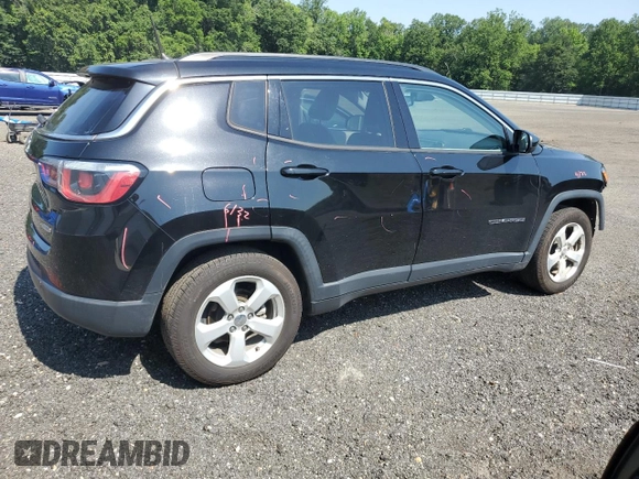 2017 Jeep Compass Latitude with VIN 3C4NJCBB1HT658590, listed as a Copart auction lot 60962925 with 140,352 mi miles and Salvage title. Bid and sale history available at DreamBid. Image 3.