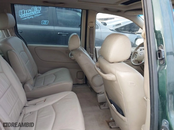 2002 Mazda MPV LX with VIN JM3LW28J020317050, listed as a IAAI auction lot 41106620 with 194,147 mi miles. Bid and sale history available at carsss.com. Image 8.