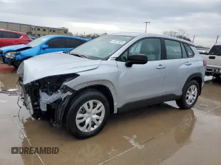 2023 Toyota Corolla Cross L with VIN 7MUAAABG6PV056300, listed as a Copart auction lot 42527625 with 25,579 mi miles and Salvage title. Bid and sale history available at DreamBid. Image 1.