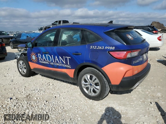 2020 Ford Escape S with VIN 1FMCU0F62LUA76292, listed as a Copart auction lot 43307115 with 70,029 mi miles and Salvage Title. Bid and sale history available at carsss.com. Image 2.