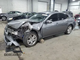 2011 Infiniti G25 x with VIN JN1DV6AR4BM651276, listed as a Copart auction lot 43564085 with 132,576 mi miles and Salvage Title. Bid and sale history available at DreamBid. Image 1.