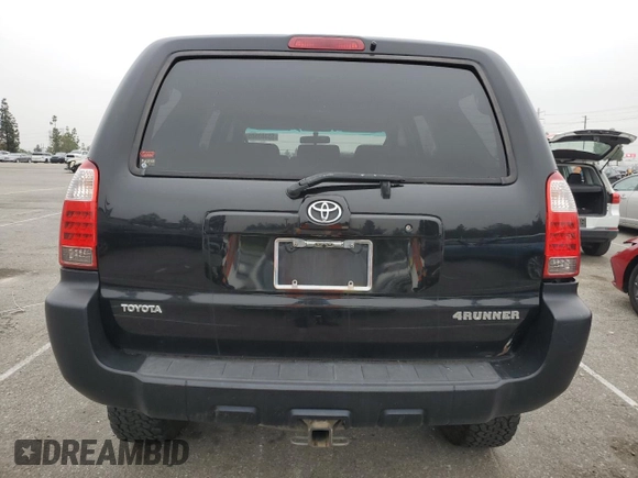 2007 Toyota 4Runner SR5 with VIN JTEZU14R370095895, listed as a Copart auction lot 55303505 with 256,614 mi miles and Clean Title. Bid and sale history available at carsss.com. Image 6.