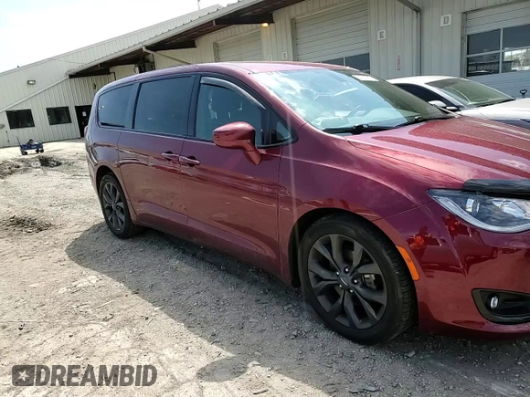 2020 Chrysler Pacifica Touring with VIN 2C4RC1FG2LR235891, listed as a Copart auction lot 54235655 with 75,343 mi miles and Salvage Title. Bid and sale history available at DreamBid. Image 14.