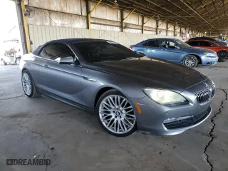 2012 BMW 6 Series 640i with VIN WBALW7C5XCDX58126, listed as a Copart auction lot 46287855 with 154,413 mi miles and Clean Title. Bid and sale history available at carsss.com. Image 4.