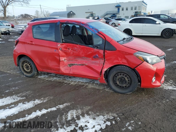 2015 Toyota Yaris L with VIN VNKKTUD38FA025170, listed as a Copart auction lot 44737375 with 61,926 mi miles and Salvage Title. Bid and sale history available at DreamBid. Image 4.