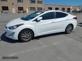 2015 Hyundai Elantra SE with VIN 5NPDH4AE5FH568056, listed as a IAAI auction lot 41883059 with 94,752 mi miles. Bid and sale history available at carsss.com. Image 2.