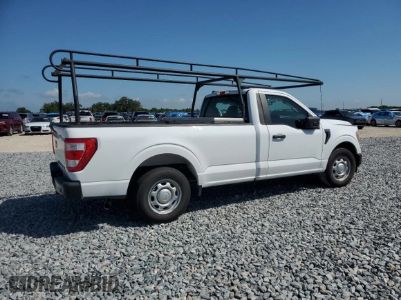 2021 Ford F-150 XL with VIN 1FTMF1CP5MKF10546, listed as a Copart auction lot 50216635 with Not provided miles and Salvage title. Bid and sale history available at DreamBid. Image 3.