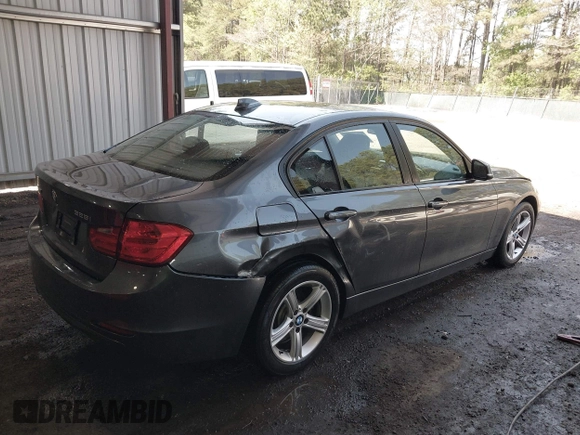 2015 BMW 3 Series 328i xDrive with VIN WBA3B5G50FNS15859, listed as a IAAI auction lot 41999035 with 87,560 mi miles. Bid and sale history available at carsss.com. Image 4.