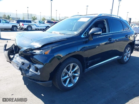 2012 Lexus RX 350 with VIN 2T2ZK1BA4CC065873, listed as a IAAI auction lot 41589567 with 220,465 mi miles. Bid and sale history available at carsss.com. Image 2.