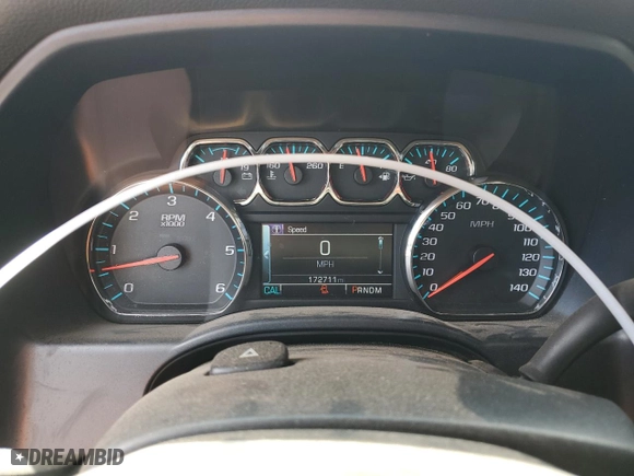 2015 Chevrolet Silverado 1500 LT with VIN 3GCPCRECXFG491727, listed as a Copart auction lot 74432414 with 172,711 mi miles and Salvage Title. Bid and sale history available at carsss.com. Image 9.