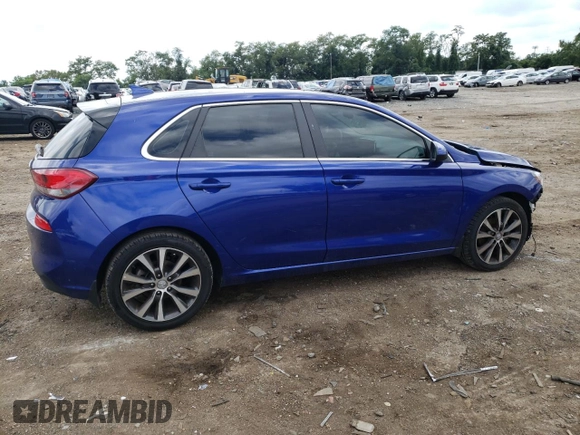 2020 Hyundai Elantra GT with VIN KMHH35LE7LU145821, listed as a Copart auction lot 77700433 with 33,312 mi miles and Salvage Title. Bid and sale history available at carsss.com. Image 3.