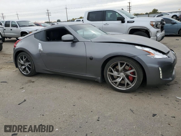 2013 Nissan 370Z with VIN JN1AZ4EH0DM384010, listed as a Copart auction lot 77851724 with 79,101 mi miles and Salvage Title. Bid and sale history available at carsss.com. Image 4.