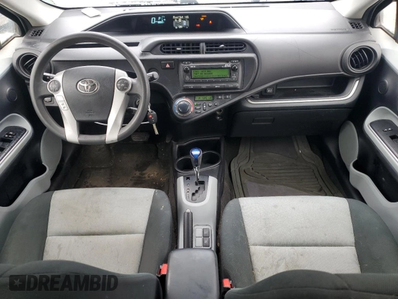 2014 Toyota Prius One with VIN JTDKDTB37E1566907, listed as a Copart auction lot 53697695 with 118,125 mi miles and Salvage Title. Bid and sale history available at DreamBid. Image 8.
