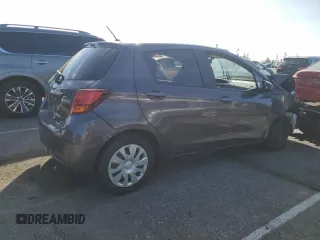 2015 Toyota Yaris L with VIN VNKKTUD33FA039266, listed as a Copart auction lot 47267365 with 76,918 mi miles and Non Repairable. Bid and sale history available at DreamBid. Image 3.