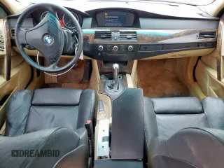 2005 BMW 5 Series 530i with VIN WBANA73565CR57531, listed as a Copart auction lot 55157635 with 231,388 mi miles and Clean Title. Bid and sale history available at carsss.com. Image 8.