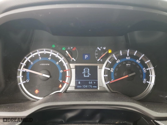 2018 Toyota 4Runner SR5 with VIN JTEZU5JR5J5172000, listed as a Copart auction lot 47231275 with 104,176 mi miles and Salvage Title. Bid and sale history available at carsss.com. Image 9.