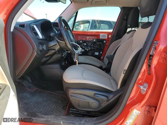 2015 Jeep Renegade Latitude with VIN ZACCJABT4FPB18594, listed as a Copart auction lot 48405395 with 125,700 mi miles and Salvage Title. Bid and sale history available at carsss.com. Image 7.