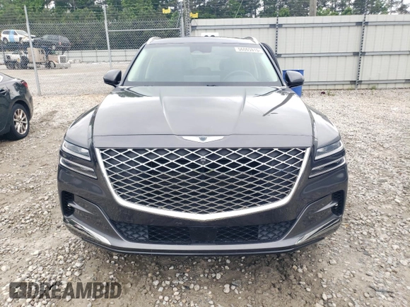 2021 Genesis GV80 with VIN KMUHBDSB1MU052669, listed as a Copart auction lot 56065915 with 83,118 mi miles and Salvage title. Bid and sale history available at DreamBid. Image 5.
