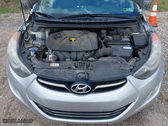 2013 Hyundai Elantra GLS PZEV with VIN KMHDH4AE3DU493386, listed as a IAAI auction lot 42038826 with 352,328 mi miles. Bid and sale history available at carsss.com. Image 10.