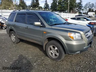 2008 Honda Pilot EX-L with VIN 5FNYF18728B028615, listed as a Copart auction lot 50130705 with 209,817 mi miles and Salvage Title. Bid and sale history available at carsss.com. Image 4.