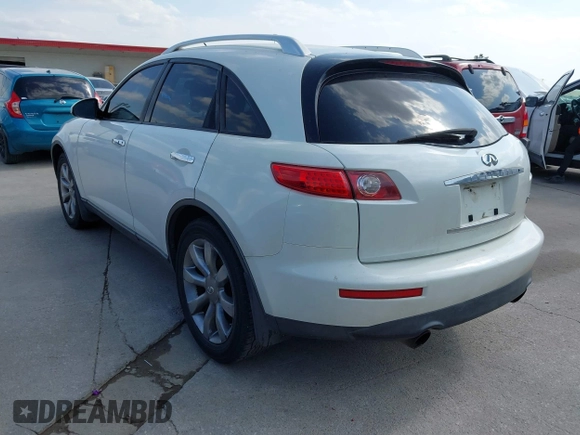 2004 Infiniti FX35 with VIN JNRAS08W34X220026, listed as a IAAI auction lot 42058535 with 168,328 mi miles. Bid and sale history available at carsss.com. Image 3.