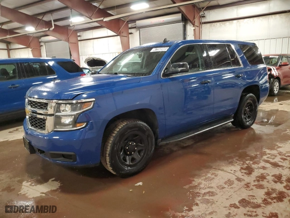 2018 Chevrolet Tahoe Commercial with VIN 1GNSKDEC6JR312258, listed as a Copart auction lot 47268985 with 117,782 mi miles and Clean Title. Bid and sale history available at carsss.com. Image 1.