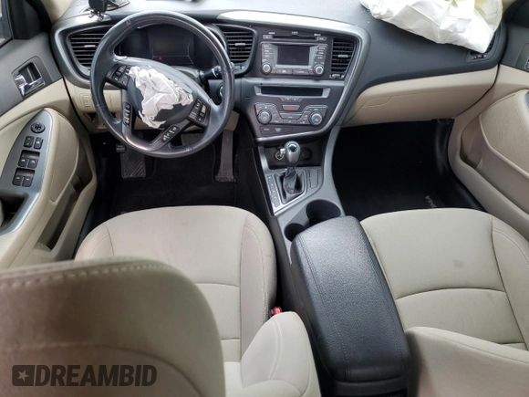 2013 Kia Optima EX with VIN KNAGM4AD2D5049928, listed as a Copart auction lot 59376635 with 131,664 mi miles and Salvage title. Bid and sale history available at DreamBid. Image 8.