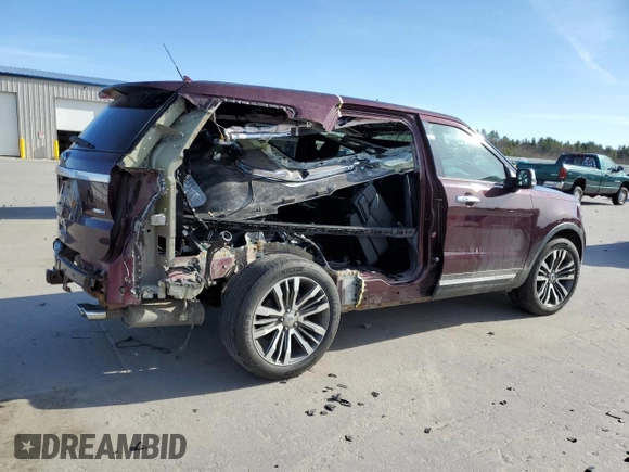 2019 Ford Explorer Platinum с VIN 1FM5K8HT9KGA01652, выставлен на аукционе Copart как лот 52686185 с пробегом Не указан миль и Списание • Salvage title. История ставок и продаж доступна на DreamBid. Изображение 3.