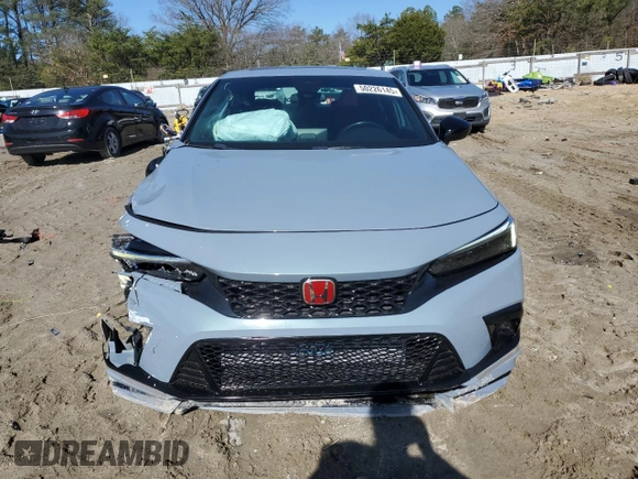 2022 Honda Civic Si with VIN 2HGFE1E54NH471949, listed as a Copart auction lot 50226145 with 50,535 mi miles and Salvage Title. Bid and sale history available at DreamBid. Image 5.