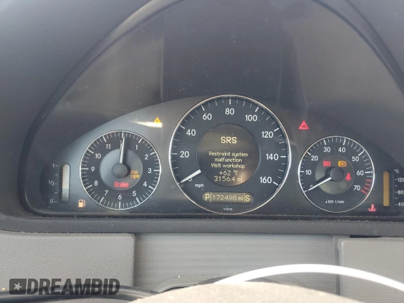 2007 Mercedes-Benz CLK 350 with VIN WDBTJ56H37F213230, listed as a Copart auction lot 51383705 with 172,498 mi miles and Clean title. Bid and sale history available at DreamBid. Image 9.