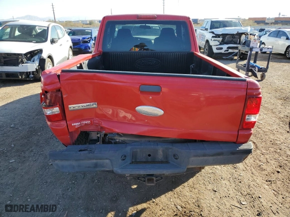 2006 Ford Ranger STX with VIN 1FTYR44U46PA44211, listed as a Copart auction lot 43438045 with 86,926 mi miles and Salvage Title. Bid and sale history available at carsss.com. Image 6.