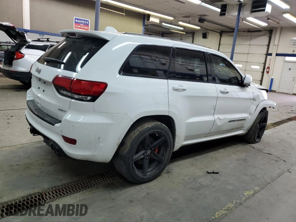2017 Jeep Grand Cherokee SRT with VIN 1C4RJFDJ5HC939147, listed as a Copart auction lot 45664795 with 76,230 mi miles and Salvage Title. Bid and sale history available at carsss.com. Image 3.